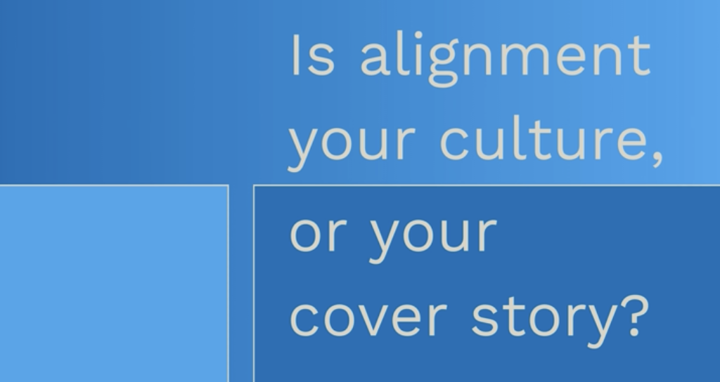 Alignment shows up in decisions